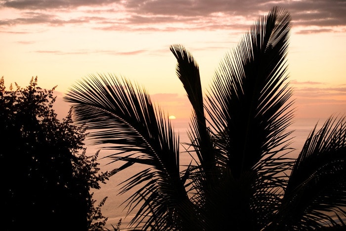 Couché de soleil à la réunion